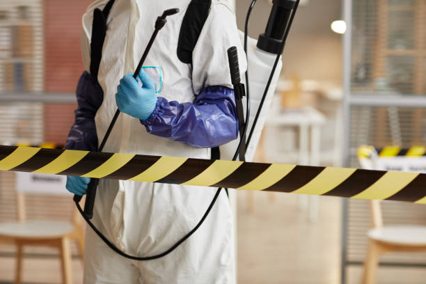 Professional Infectious Disease Decontamination technician working in Pflugerville, TX